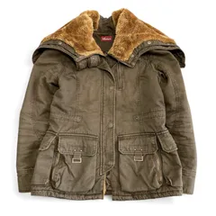 AVIREX ミリタリージャケット N-2B ギミック ボア カーキ Mサイズ