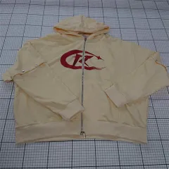 ◇ ⊇ Theater code シアターコード 2WAY 長袖 ジップアップ パーカー サイズ2 イエロー系 メンズ E  【1509100074137】