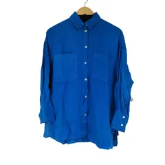 ザラ ZARA リネン L/S シャツ レディース  US XS