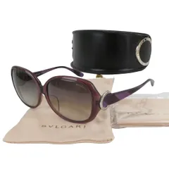 BVLGARI ブルガリ サングラス パープル BV8074 5094/11 59□14 135 グラデーション クロス・保存袋・ケース付き 日本製  rk10125のサムネイル