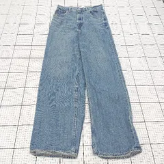 ◇ Θ AZUL BY MOUSSY アズール バイマウジー ハイウエストワイドデニム  サイズM ブルー系 レディース E  【1509180000316】