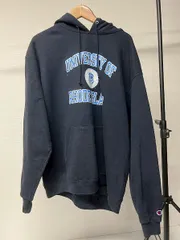 CHAMPION プルオーバーパーカー ブラック XL US古着