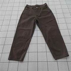 ◇ Θ BEAUTY & YOUTH ワイド テーパード パンツ サイズS ブラウン系 メンズ E  【1509180001672】