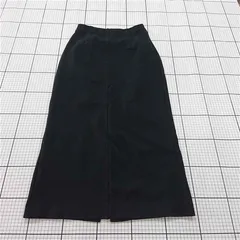 ◇ Θ PLST プラステ スリット ロング タイト スカート サイズS ブラック系 レディース E  【1509180001610】