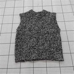 ◇ ⊇ UNTITLED アンタイトル ウール混 ニットベスト サイズXS ブラック系ホワイト系 レディース E  【1509180001856】