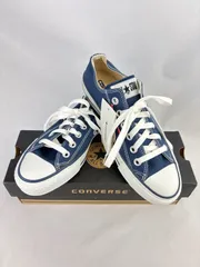 B-3.未使用品　コンバース　スニーカー　24cm  CONVERSE ALL STAR OX ネイビー　キャンバス