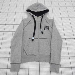 ◇ ⊇ adidas アディダス 裏起毛 長袖 ジップアップ パーカー サイズM グレー系 レディース E  【1509180002495】