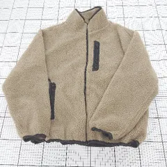 ■ ⊇ Confirm コンファーム ゆったり 長袖 ボア ブルゾン サイズM ベージュ系 メンズ E  【1509180002228】