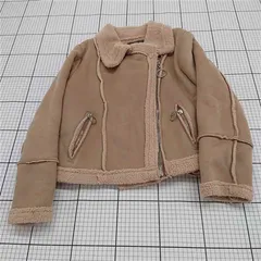 ◇ ⊇ SpRay スプレイ 長袖 ムートン ライダースジャケット 表記なし ベージュ系 レディース E  【1509180002747】