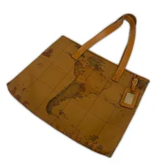 極美品 プリマクラッセ 希少色 トートバッグ Geo Blackシリーズ A4可 美品希少レア]プリマクラッセトートバッグ白地図ホワイト A4 Ok 即日