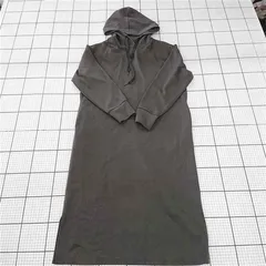 ◇ ⊇ COLLAGE GALLARDAGALANTE コラージュ フーディ 長袖 膝下丈 ワンピース サイズF チャコールグレー系 レディース E  【1509180003003】のサムネイル