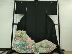 平和屋本店□極上 重要無形文化財 人間国宝 中村勇二郎 江戸小紋 花