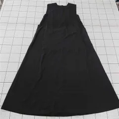 ◇ ⊂ STYLEMIXER バックベルト フレア ノースリーブ ロング丈 ワンピース サイズM ブラック系 レディース E  【1509180003188】