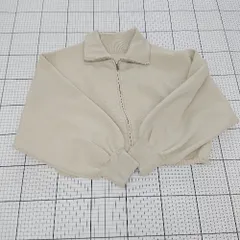 ◇ ⊇ mystic ミスティック ダブルジップ 長袖 ニット ブルゾン サイズ2 ベージュ系 レディース E  【1509180004086】