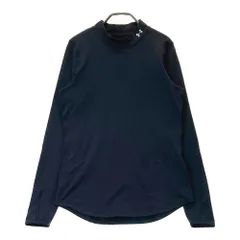 サイズ：XL UNDER ARMOUR アンダーアーマー STYLE 1342014 ハイネック 長袖インナーTシャツ  ブラック系 [240101549339] ゴルフウェア レディース ストスト