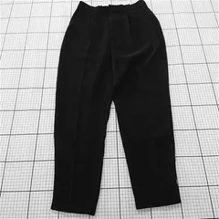 ◇ ⊂ UNITED ARROWS ユナイテッドアローズ センタープレス スラックス パンツ サイズ36 ブラック系 レディース E  【1509300000134】