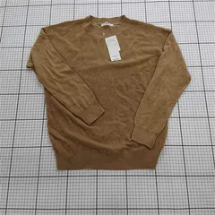 ◇ ⊆ 美品 ナチュラルビューティーベーシック タグ付き 薄手 長袖 ニット セーター サイズM ベージュ系 レディース E  【1509300000523】