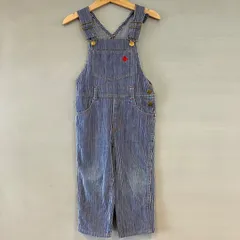 POLO Baby ポロベビー ヒッコリーストライプ  デニム オーバーオール サロペット キッズ Kids 90cm