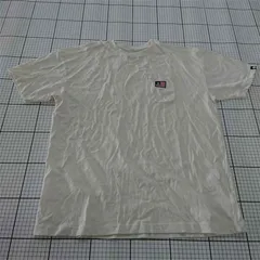 ◇ ⊂ SESSIONS シンプル ロゴマーク 半袖 Tシャツ カットソー サイズM アイボリー系 メンズ E  【1509300000851】