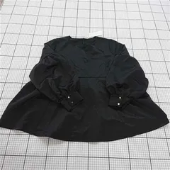 ◇ Θ 未使用 LAVEANGE ラビアンジェ タグ付き ドット 水玉 長袖 ブラウス カットソー サイズ3L ブラック系 レディース E  【1509300000714】