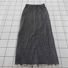 ◇ ⊆ Oriens JOURNAL STANDARD バックスリット ラメ ニット ロング タイト スカート サイズF ダークグレー系 レディース E  【1509300001568】