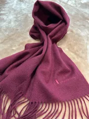 アクアスキュータムマフラー ストールショールスカーフメンズレディース男性用女性用紳士婦人ユニセックス男女兼用パープルワインレッド赤紫