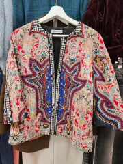 ザラ パターン ジャケット