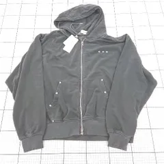 ◇ Θ 未使用 MONO-MART モノマート タグ付き 長袖 ジップアップ パーカー サイズM ダークグレー系 メンズ E  【1509300002046】のサムネイル