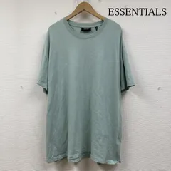 エッセンシャルズ FEAR OF GOD 半袖 Tシャツ ロゴ プリント クルーネック カットソー ミントグリーン メンズ XL ISItems【USED】【古着】【中古】50144286