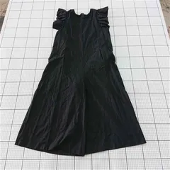 ◇ ⊂ ap retro アプレトロ フリルスリーブ ノースリーブ オールインワン サイズF ブラック系 レディース E  【1509300005283】のサムネイル
