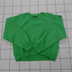 ◇ ⊇ ZARA ザラ 裏起毛 長袖 トレーナー スウェット サイズEUR L USA L MEX 30 グリーン系 レディース E  【1509300007263】