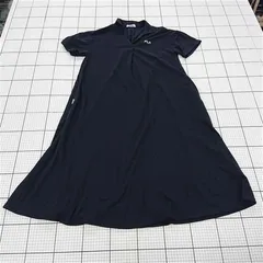 ◇ ⊂ FILA フィラ スキッパー 半袖 膝下丈 ワンピース サイズM ネイビー系 レディース E  【1509300007133】のサムネイル