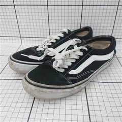 ◇ Θ VANS ヴァンズ オールドスクール スニーカー シューズ サイズ23.0㎝ ブラック系 レディース メンズ E  【1509300007997】