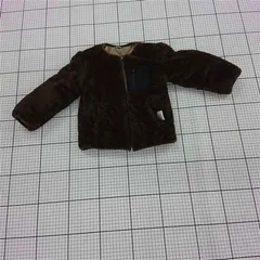 ◇ ⊇ ビーミング by ビームス キッズ 子供 2WAY 長袖 ボアリバーシブルブルゾン サイズ110 ブラウン系 男の子 女の子 E  【1509300007867】