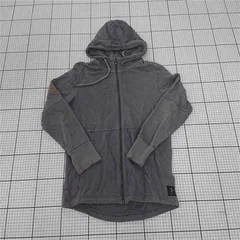 ◇ Θ UNDER ARMOUR アンダーアーマー 薄手 長袖 ジップアップパーカー サイズM グレー系 メンズ E  【1509300008086】