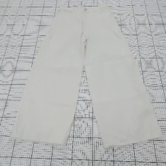 ◇ Θ BABYLONE バビロン カジュアル ワイドパンツ サイズ38 ホワイト系 レディース E  【1509300008475】のサムネイル