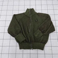 ◇ ⊇ mily bilet ダブルジップ 長袖 ニット カーディガン サイズXL ブラウン系グリーン系 レディース E  【1509300008628】