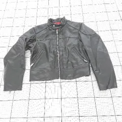 ◇ ⊇ GU× beautiful people シングル フェイクレザー 長袖 ライダースジャケット サイズM ブラック系 レディース E  【1509300008611】