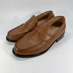 美品◯ ABAHOUSE アバハウス コインローファー キャメル 41 25.5のサムネイル