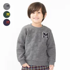 moujonjon 星柄ニットキルトトレーナー　m54604