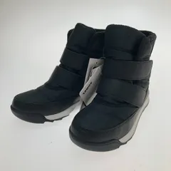 □□SOREL ソレル スノーブーツ チルドレン ウィットニー II ストラップ 18cm NC3919-010 ブラック