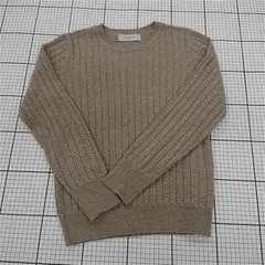 ◇ ⊆ URBAN RESEARCH アーバンリサーチ ケーブル編み 長袖 ニット セーター サイズF ベージュ系 レディース E  【1509300011390】