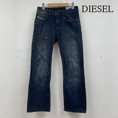 ディーゼル LEVAN デニム ジーパン ジーンズ ダメージ加工 クラッシュ ストレート ボタンフライ メンズ 27インチ ISItems【USED】【古着】【中古】50144316