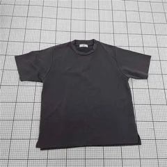 ◇ ⊂ 417 EDIFICE シンプル 無地 半袖 Tシャツ カットソー サイズXL グレー系 メンズ E  【1509300011925】