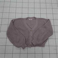 ◇ ⊆ プロポーションボディドレッシング Vネック 長袖 ニット カーディガン サイズFR ラベンダー系 レディース E  【1509300011871】