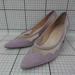 ◇ ⊆ SEVEN TWELVE THIRTY セヴントゥエルヴサーティ ヒール パンプス サイズ24 パープル系 レディース E  【1509300012199】