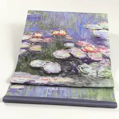 ona4592 お仕立て付き 西陣 酒井守 おしゃれ 染め 九寸 名古屋帯 クロード モネ 睡蓮 有名画家作品 ２～３週間で発送