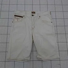 ◇ ⊂ EDWIN エドウィン カジュアル ウエスタン デニム ショート パンツ サイズ34 ホワイト系 メンズ E  【1509300012731】