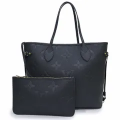 ルイ ヴィトン ネヴァーフル MM トートバッグ モノグラムアンプラント レザー ノワール ブラック  ゴールド金具 M45685 LOUIS VUITTON（未使用　展示品）