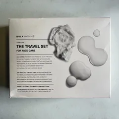 BULK HOMME バルクオム THE TRAVEL SET メンズスキンケア トラベルセット 洗顔料 化粧水 乳液 泡立てネット付